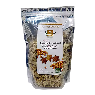 اسنک سویق نخود آرد تفت داده شده پاکتی 100 گرمی مهدیار